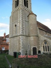 PHOTO  THE BENCH MARK ON ST LEONARD'S CHURCH IS ON THIS CORNER BY THE WHEELIE BI