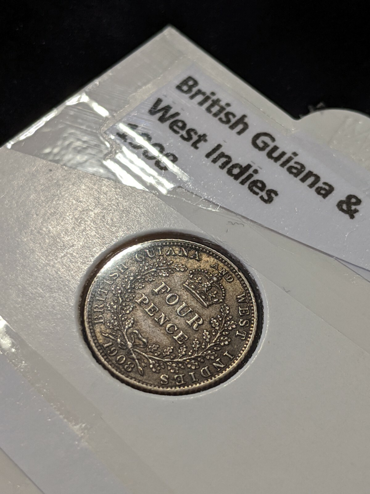 British Guiana & West Indies 1908 Four Pence 4d KM 27 eBay