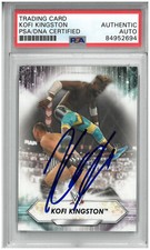 KOFI KINGSTON SIGNED AUTOGRAPH SLABBED WWE 2021 TOPPS CARD PSA DNA