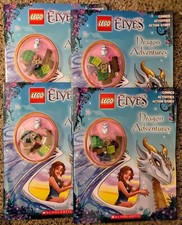 LEGO Elves Comic Activities Action Story Dragon Adventure Scholastic PB Book Lot