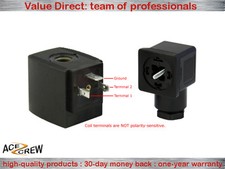 Solenoid Coil 24V DC VDC for Ace Crew Brass Normally Closed Electric Valve