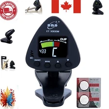 Professional Clip-On Saxophone Tuner with Big LCD Display for Accurate Tuning