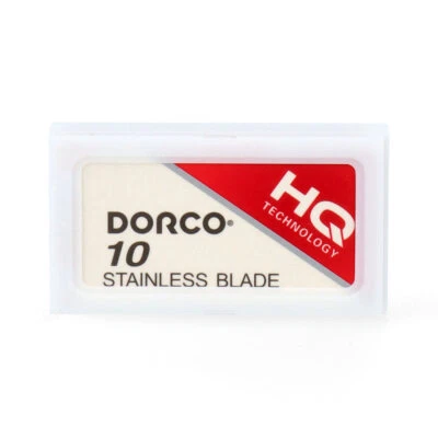 Dorco Stainless Blade Double Edge Rasierklingen Packungsinhalt 10 Stück