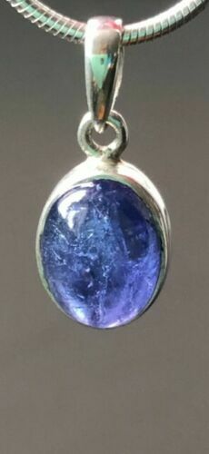 Collana In Oro Bianco 18k Con Ciondolo Doppio Contorno In Diamanti E Tanzanite Ovale Ref Ccon1948bbt 3943 - Foto 8