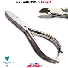 Side Cutter Pattern Handle Straight Chiropody Manicure Podiatry Nail Care Tool