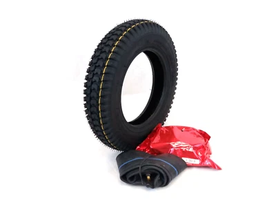 GOOD CARE 1 x, 3.00-8 (300 x 8) schwarzer Elektromobil, Rollstuhl Reifen & Schlauch (gute Pflege)