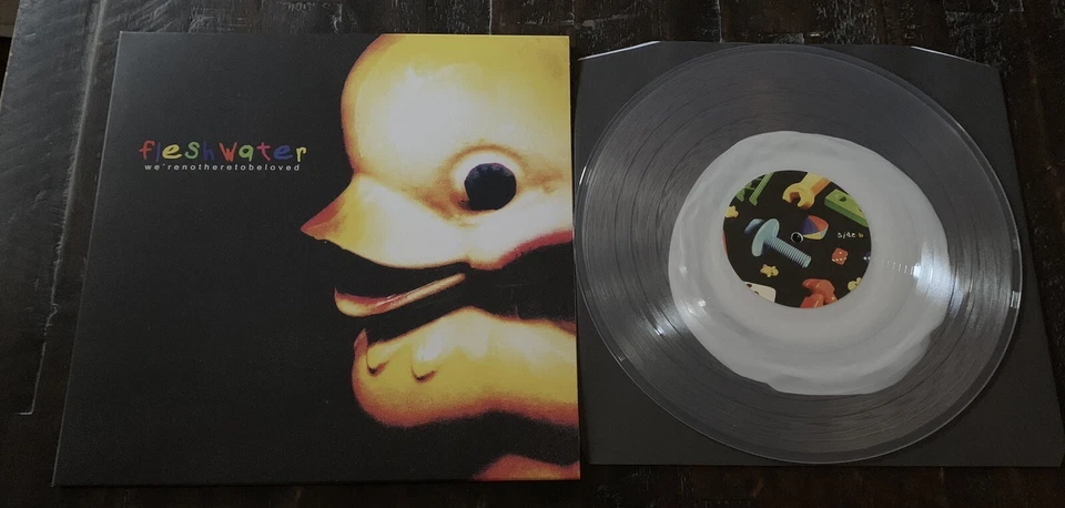 FLESHWATER We're Not Here To Be Loved LP Blob Vinyl w/ Poster-Team Sleep Whirr - Image 2 of 4