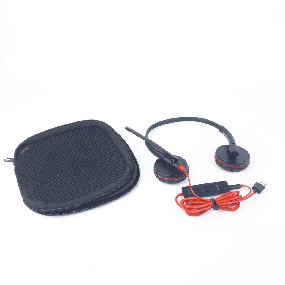 Plantronics C3225T Dual Headset C3200 Detachable USB Adapter Case Lot 10 E4744 - Image 2 of 4