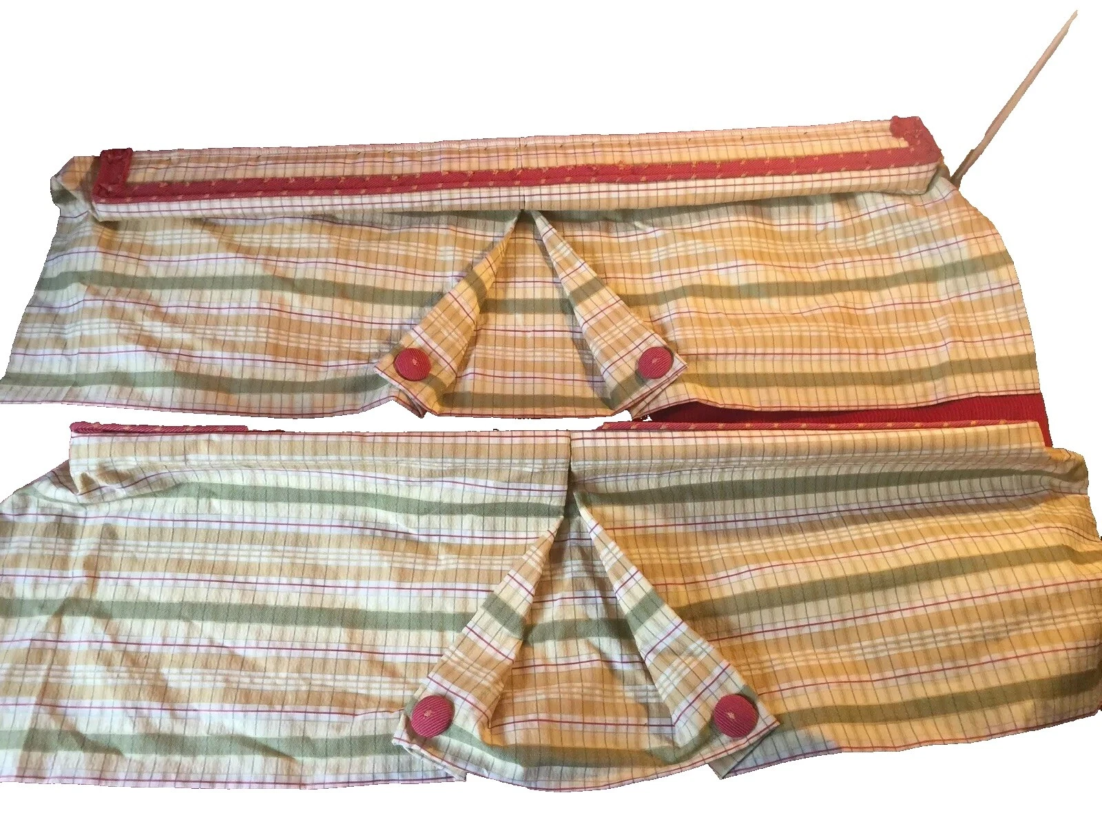 Algodón novedad multicolor Cortinas de Ventana