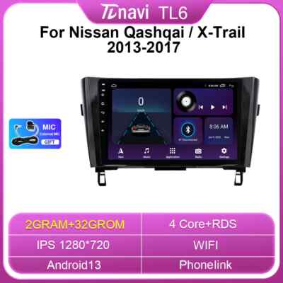 Car Radio For Nissan J11 Qashqai Xtrail X-Trail 3 T32 Multimedia Player GPS Navi