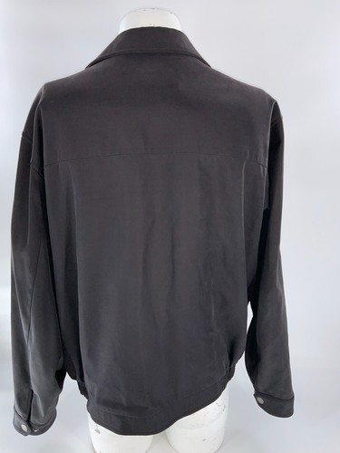 Joseph Abboud Outerwear Jacket Men’s XL Gray Nylon Cotton Full Zip YGI B2-88 - Picture 4 of 11