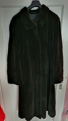 Nerzmantel Nerz Pelz Saga Furs Superior Damen schwarz