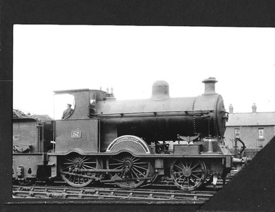 LMS / N.C.C. - 2-4-0 NO. 57 @ BELFAST - 1937 - IRISH RAIL PHOTO #1336