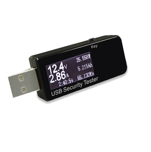 LCD USB Detector Voltmeter Ammeter Power Capacity Tester Voltage Current Meter N