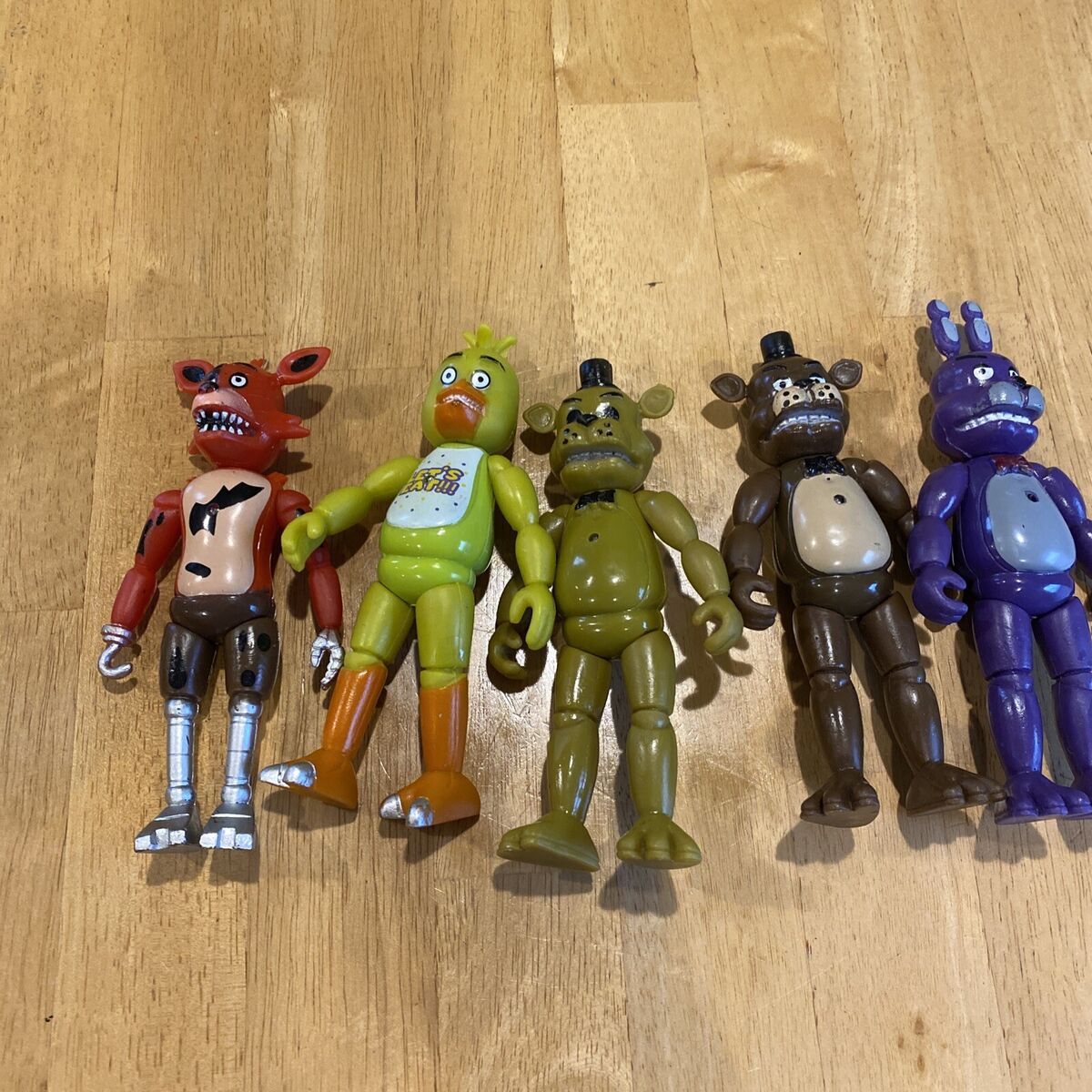 Five Nights at Freddy's 4 Action Figures FNAF Toy lot of 6