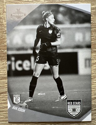 Ava Cook RC 2022 Parkside NWSL Black & White SP Rookie #5 Chicago Red ...