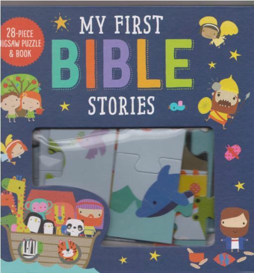 My First Bible Stories, 28-piece Jigsaw Puzzle Book, Make Believe Ideas Ltd, Ver