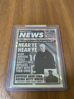 G.A.S. Trading Card Hear Ye   Kanye West Variant Cover Prism (1/10) Betty White