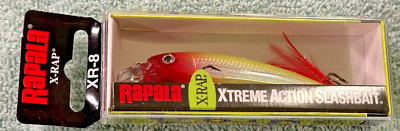 Rapala X-rap Xtreme Action Slash bait Gold Long Casting XR08 Clown