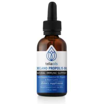 TELIAOILS OREGANO PROPOLIS OIL with Olive Oil Super Strength Immune Support 30ml