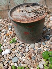 Old Pal Vintage Floating Minnow Rusty Metal Bucket