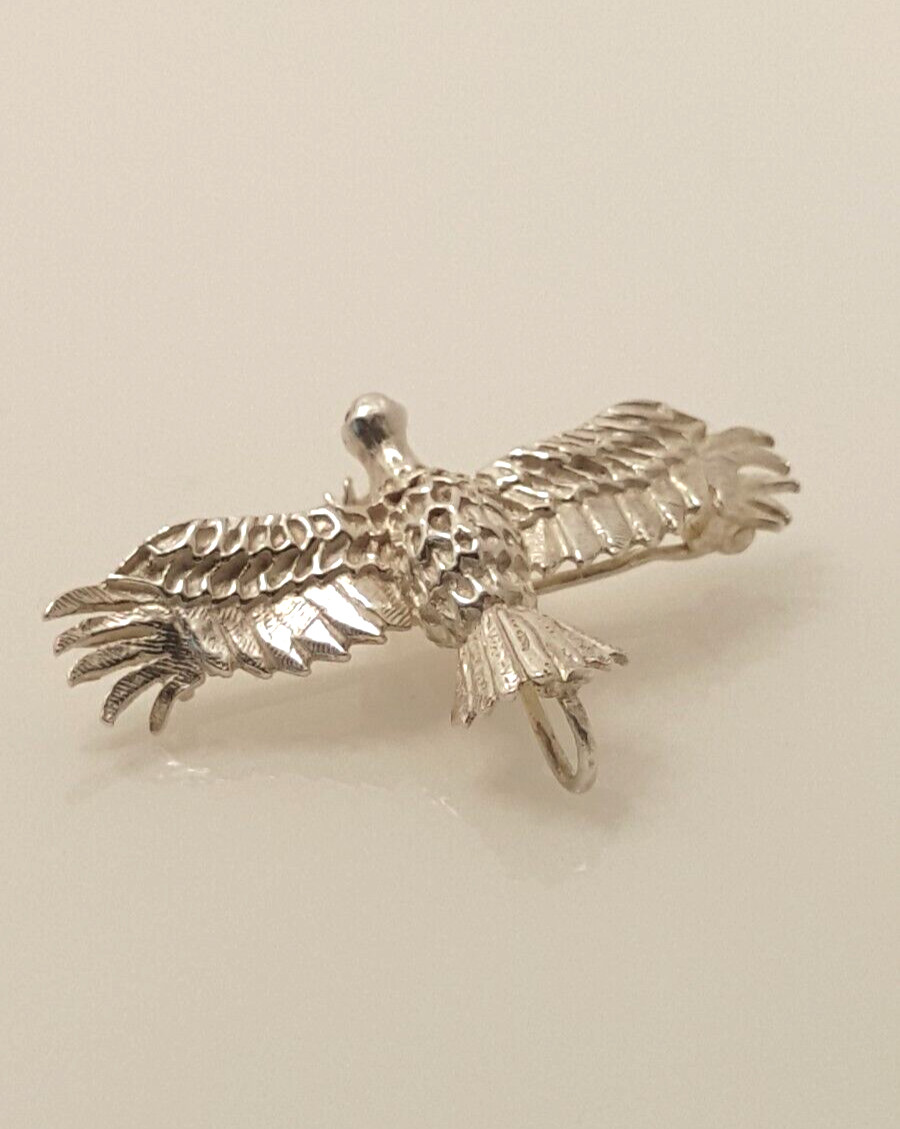 Gorgeous Solid Flying Eagle Design Brooch cum Pen… - image 9