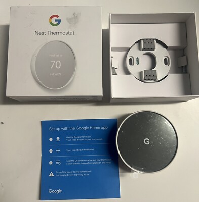 Google Nest Smart Thermostat, Snow - GA01334-US /3