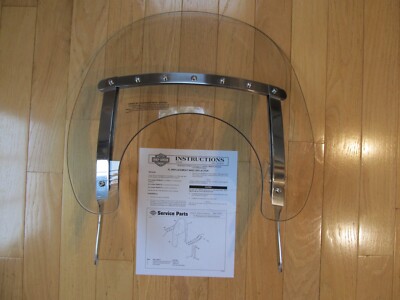 Harley Davidson Road King 11'' Detachable Clear Wind Deflector OEM