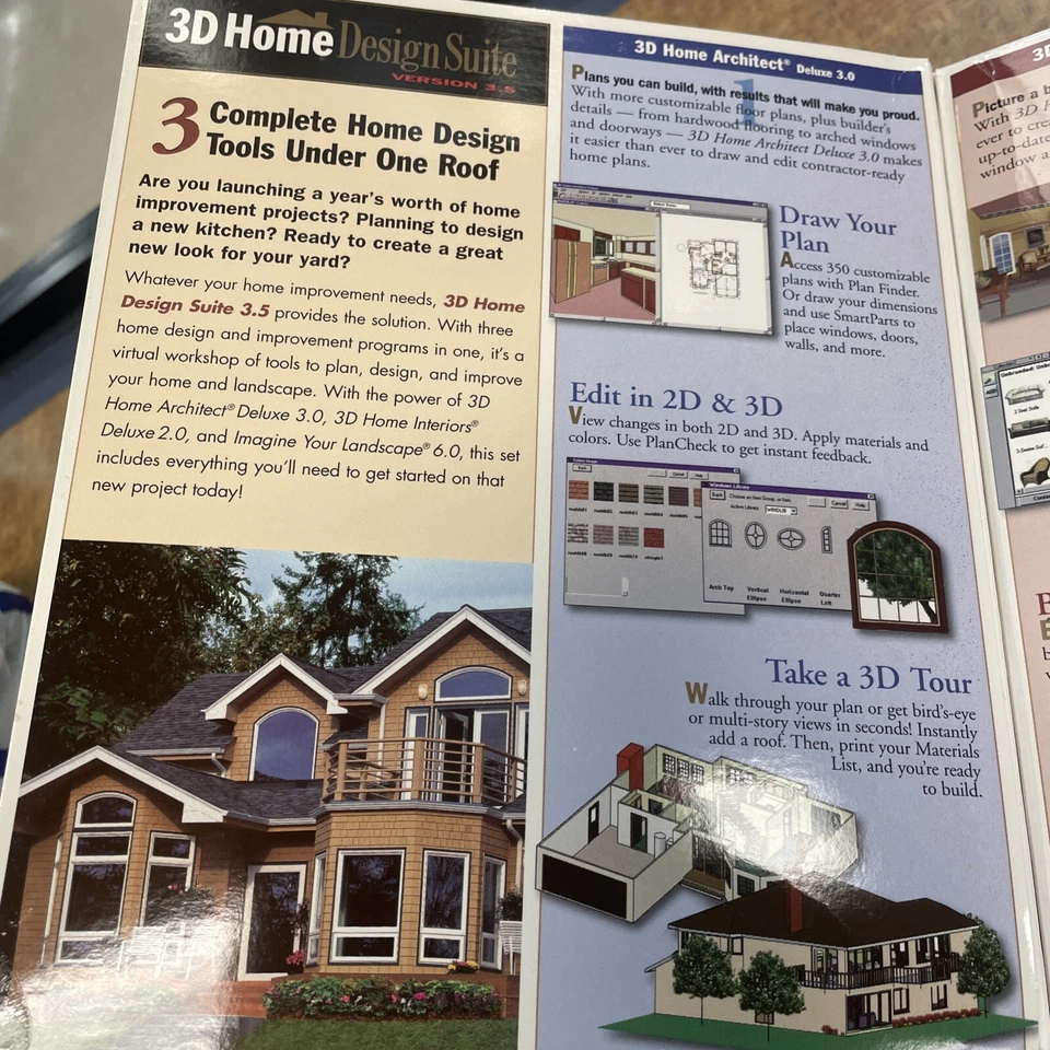 3d Home Design Suite 3.5 - Complete New in Box - Architect, Interior, Landscape - Image 3 of 4