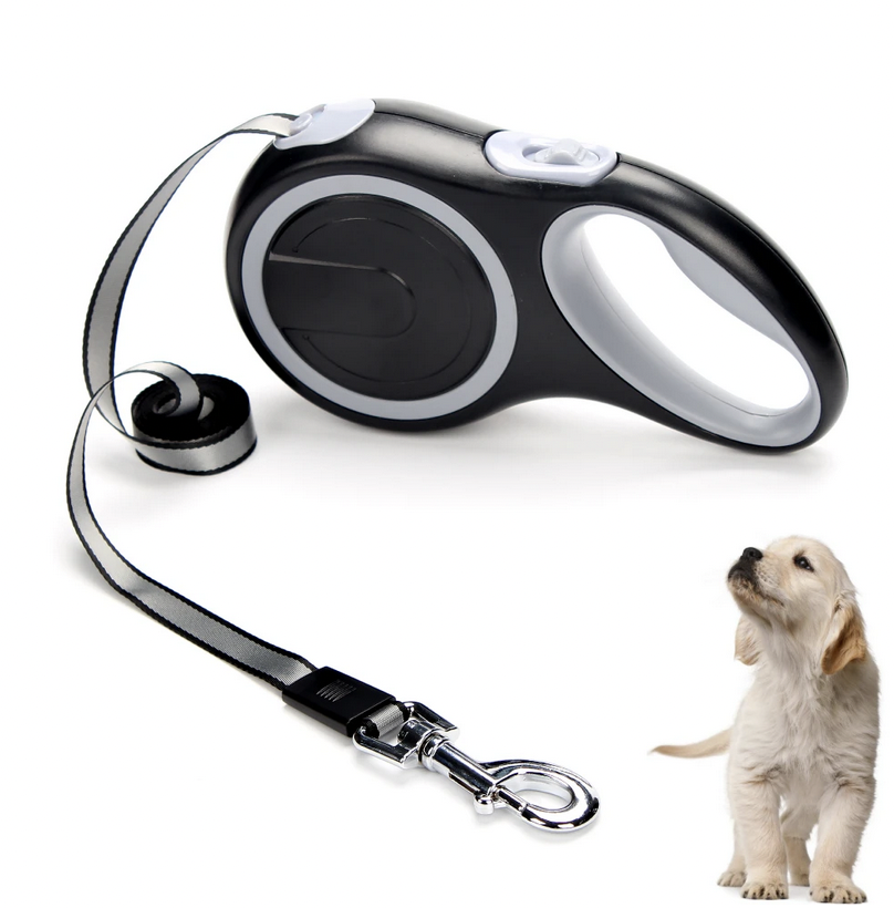 DOG LEAD 50kg RETRACTABLE EXTENDABLE TRAINING LEASH PET LEADS 2 SIZES