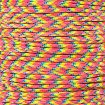 WindIt Wizard with 550 Paracord - 100 Ft of Multicolored Outdoor Parachute Cord