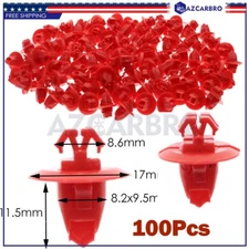 100pcs Mudguard Fender Flare Hood Retainer Clips For Toyota Tundra Land Cruiser