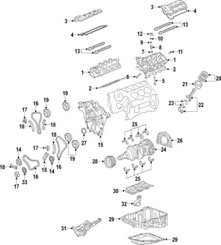 Bomba de aceite para GM Buick Cadillac Chevrolet GMC XT5 XT6 CT5 2014-2022 (N/P 12696174)