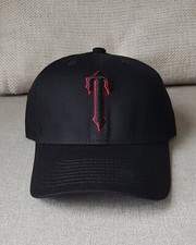 Trapstar Irongate Black Red Cap Hat Baseball New UK Seller