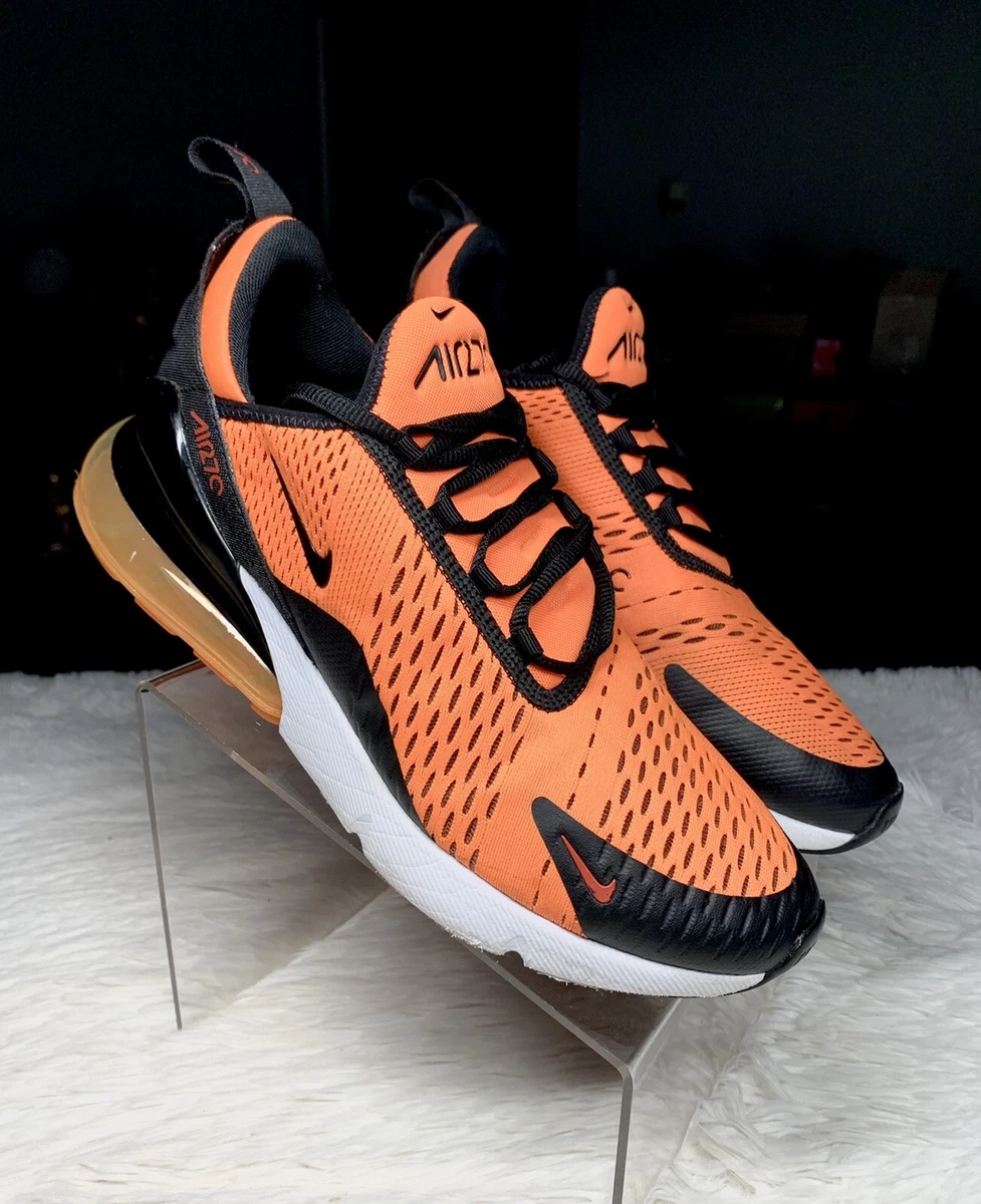 Nike Air Max 270 Total Orange Black SF Giants Halloween Tiger sz 9 / Women  10.5