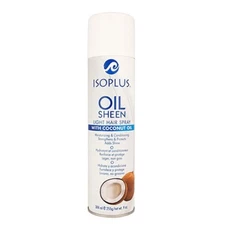 Isoplus Oil Sheen Light Hair Spray with Coconut Oil