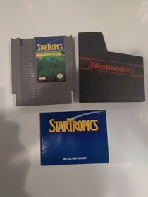 NES Startropics (NINTENDO Entertainment System , 2000) with Manual. Tested 
