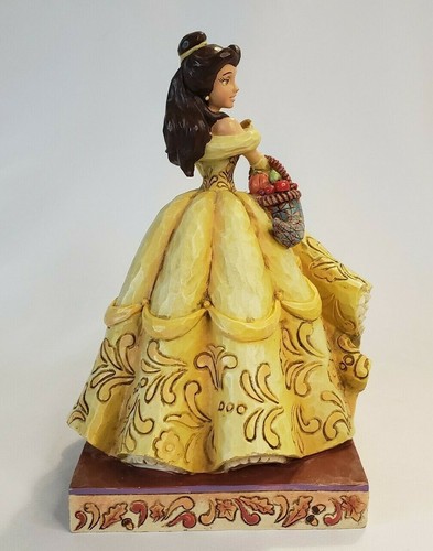 Disney Jim Shore Enesco Figura La Bella dell'Autunno #4026079 Belle 7,5" Cornucopia - Foto 5 di 12