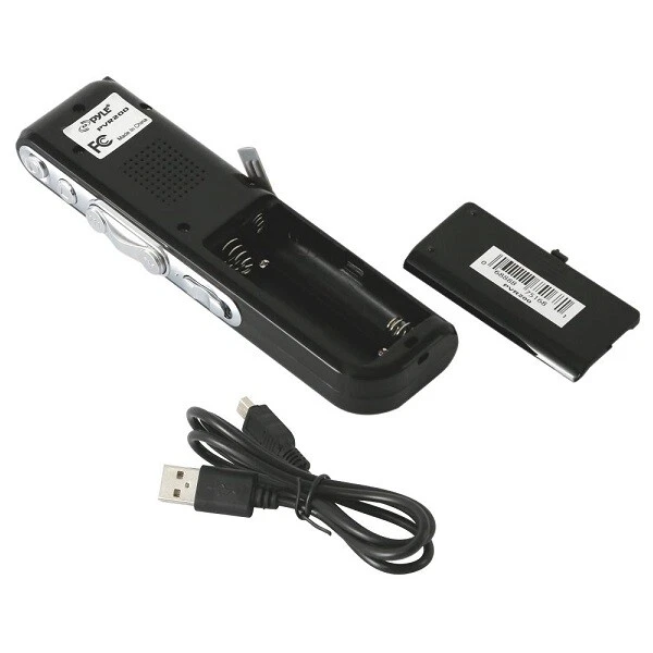 Pyle PVR200 Digital Voice Recorder w/ 4GB Memory, Headphone Jack & USB Interface - Image 3 of 4