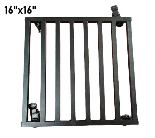 Aluminum Square Plant Dolly Stand Rolling 4 Wheels Caddy Holder Patio Pot Black - Picture 20 of 46