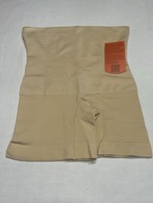 Women  s Tummy Control Shapewear High Waisted Shorts Slimming Size Medium Nude