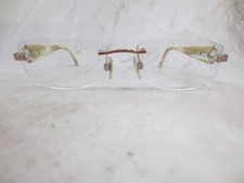 Luxottica Eyeglasses Frame LU2276B T126 Rose Gold Rimless Rectangular 53-17-135