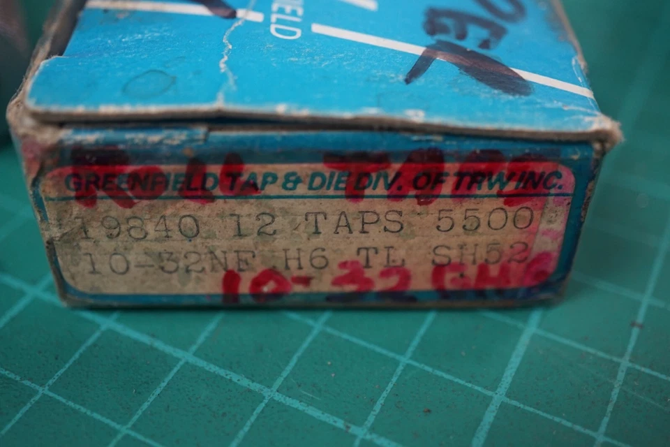 6 TRW 10-32 NF HS GH6 Roll Plug Taps - Image 3 of 4