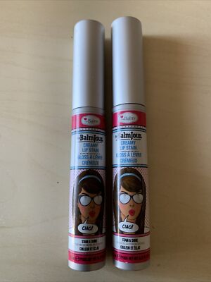 The Balm Jour Creamy Lip Stain The Balm Cosmetics Full color ciao Size set 2