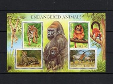 T0835   Ireland  1998   fauna  Endangered Animals   SHEET   MNH