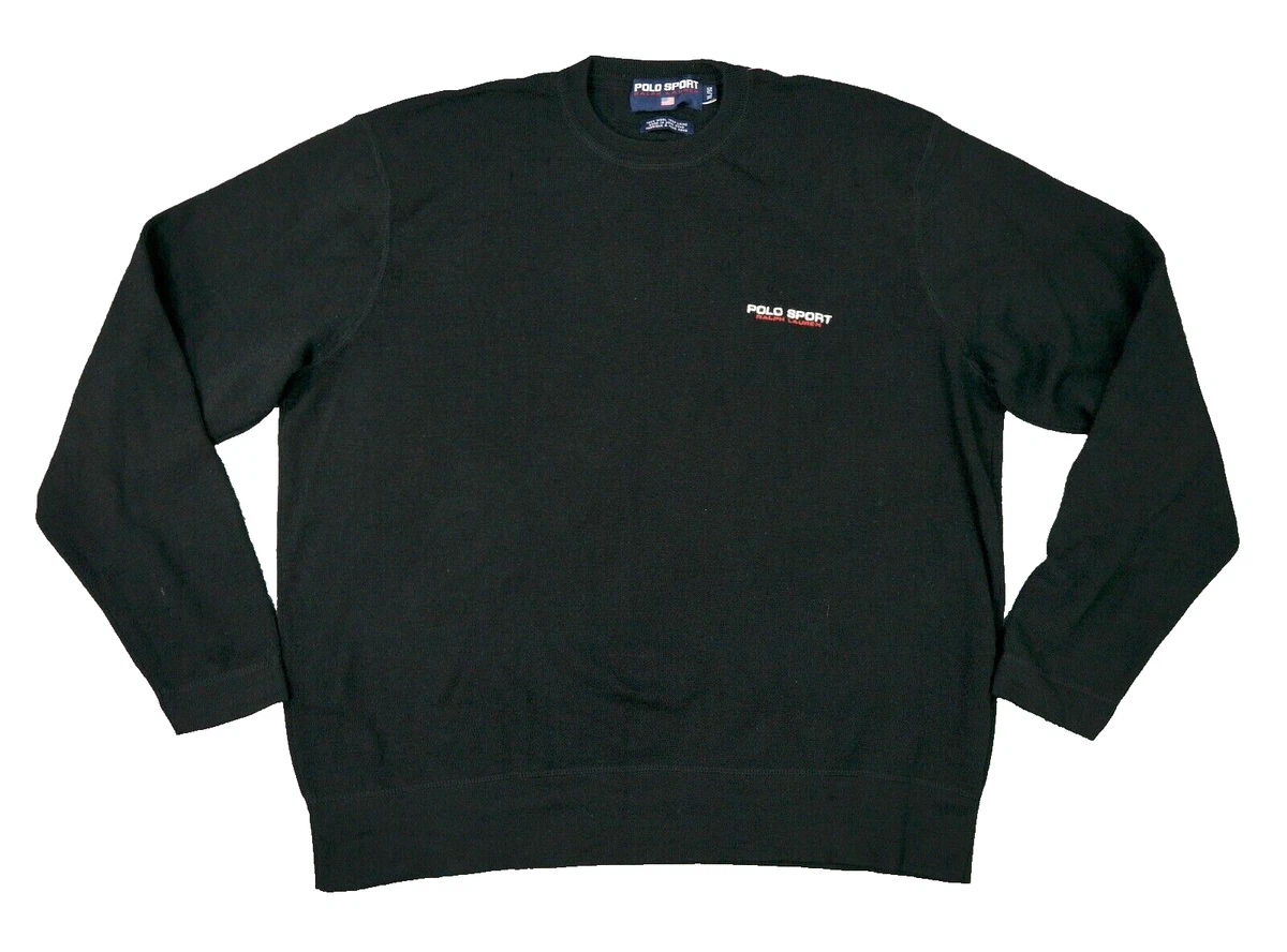 Polo Sport Black Crewneck Sweaters for Men for sale | eBay