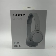 New Sony WH-CH520 Wireless Over-Ear Bluetooth Headphones White YY2958