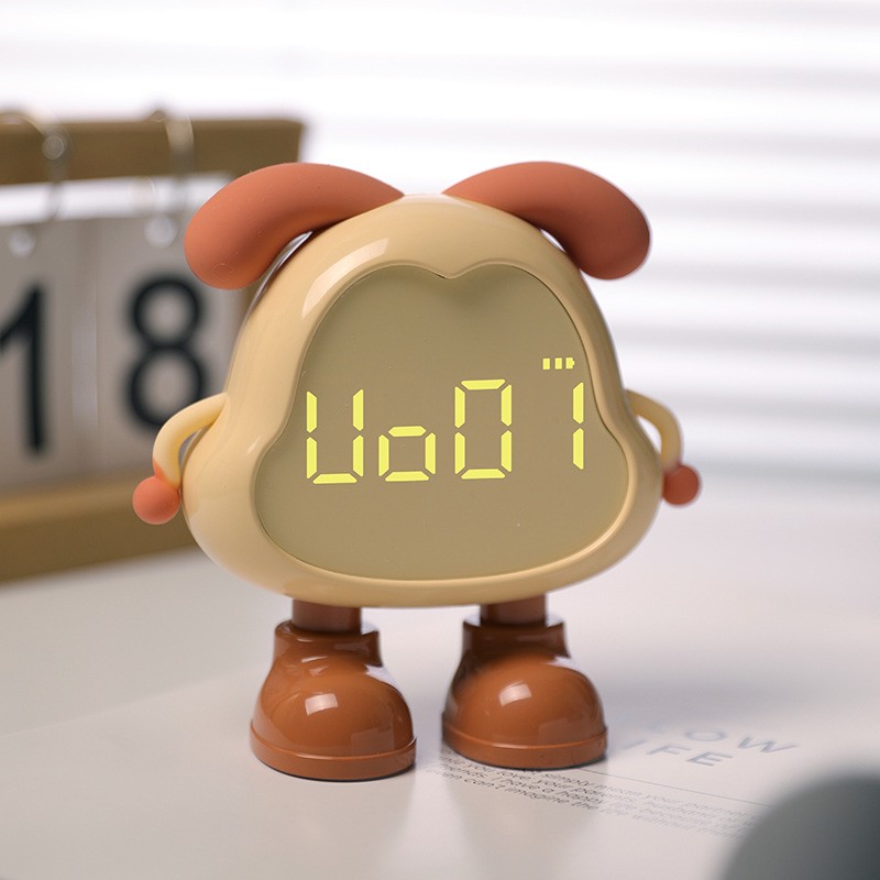 Dora Cute Puppy Alarm Clock - Rechargeable Loud Alarm for Gi