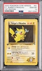2000 POKEMON GYM HEROES 1ST EDITION #81 LT. SURGE'S PIKACHU PSA 10