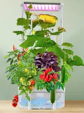 Hydroponics Growing System Kit With Trellissmart Hydroponic Gardening System Wit